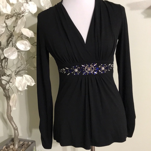 White House Black Market Tops - WHITE HOUSE BLACK MARKET FANCY TOP